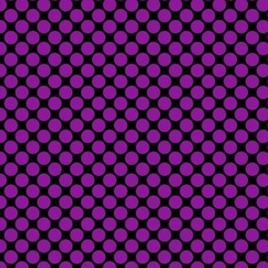 Big Purple Polka Dots || classic geometric shapes circles (medium)