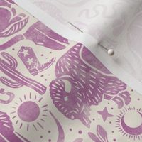 Western Dream - 6" medium - purple 