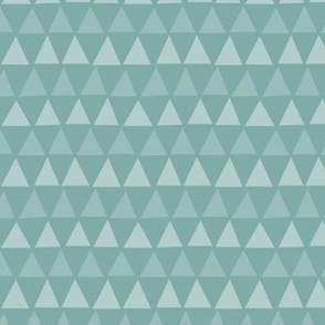 Wonky Triangles Teal