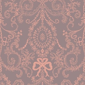 French Chateau- pink and taupe 