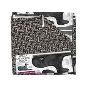 Greyhound Pillow Kit - Black Brindle Female