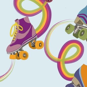 Roll with It-Retro Rollerskates