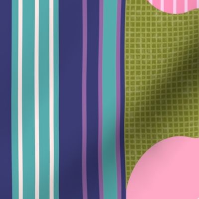 Tween [Large] MidCentury_tessellation_stripes