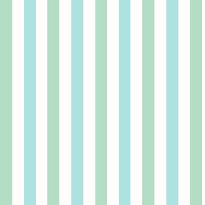 Blue-green summer stripes - WALLPAPER