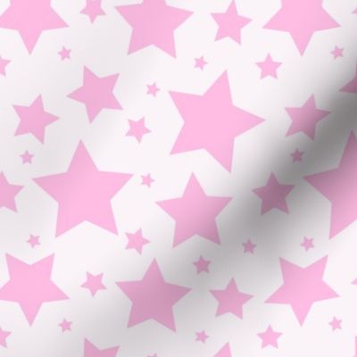 Cute Pink Stars Pattern Party Minimal Fashion Doll