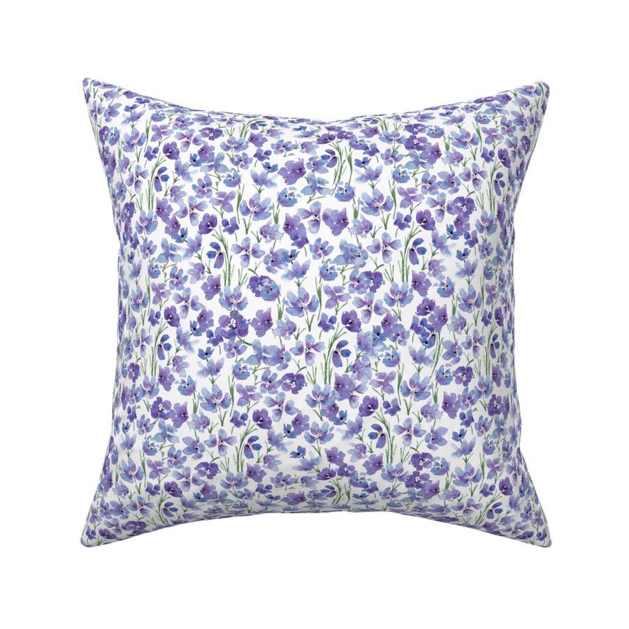Violet Delphinium Fabric | Spoonflower