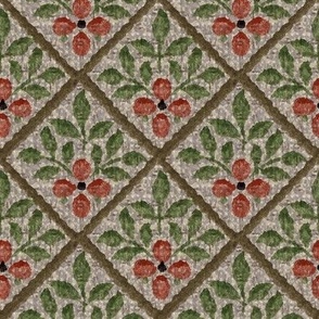 kitchen floral tiles 