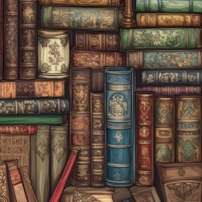 Antique Books - Wallpaper