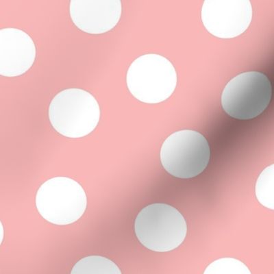 XS - Polka Dots Pastel Pink - Retro Vintage Classic Circles Geo Simple Cute Girly Pretty Barbie Small Scale