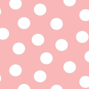 XXS - Polka Dots Pastel Pink - Retro Vintage Classic Circles Geo Simple Cute Girly Pretty Barbie Small Scale