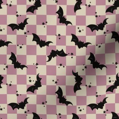 Groovy Checkered Bats 