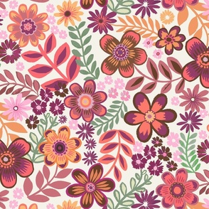 Fun Retro Floral