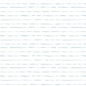 Medium Hand Drawn Sketched Dashed Lines Cornflower blue on White
