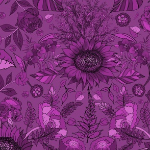 Passionate Purple Botanic Garden (large scale) 