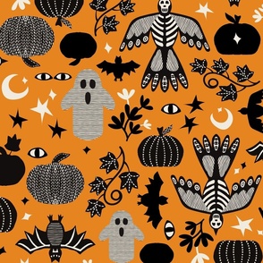 All Hallows - Halloween - orange