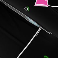 Golf Puttin’ Flags -  Black + Multi | Large
