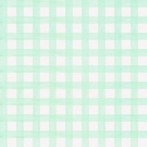 watercolor pastel gingham lime