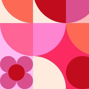 Floral Pinks X Bauhaus