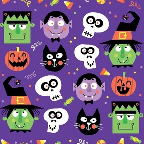 Halloween Masks (purple)