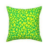 Lime and Lemon Wild Cat Print (Tropigoth Collection)