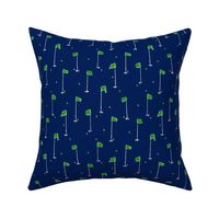 Golf Puttin’ Flags - Navy + Green | Small