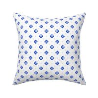 Provencal country French blue and white print