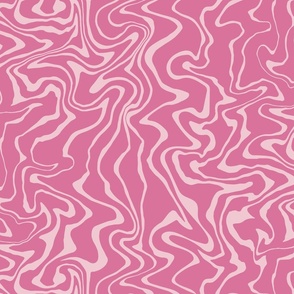 Baby pink and carnation pink zebra animal print, MEDIUM scale