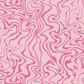 Baby pink and carnation pink zebra animal print, MEDIUM scale