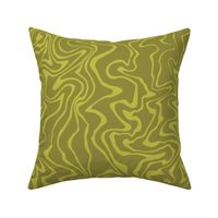 Warm green zebra pattern, abstract animal print, MEDIUM scale