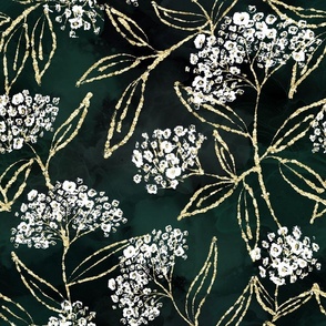 Elderflower whimsigothic wallpaper XL