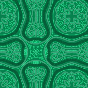 Emerald amd Jade Mandala