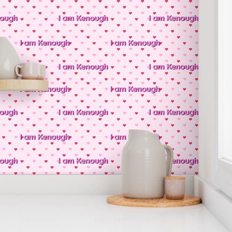 I am Kenough (Ken Barbie) Wallpaper | Spoonflower