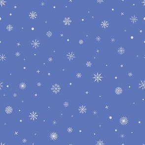 Falling Snow - Periwinkle