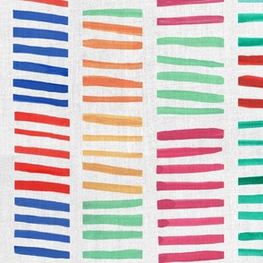 Painted Stripes-Horizontal-Extra Large