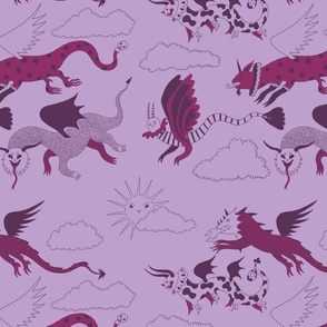 Dragons: Purple