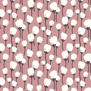 Minimal white flowers Pink [Small]