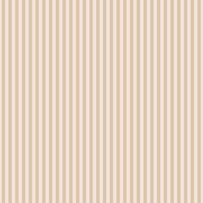 Small scale vertical  pinstripes in palest baby blush pink and soft antique gold create a classic regency inspired design for nursery wallpaper, duvet covers, bed sheet sets, table linen and apparel.