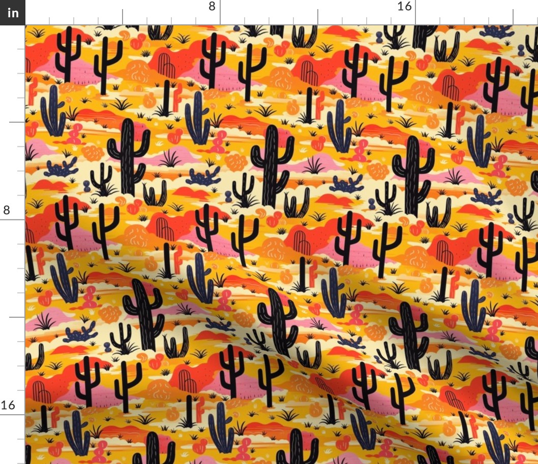 Fall Desert Cacti