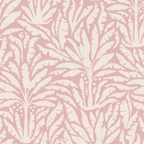 Palm Trees on Dusty Pink / Large