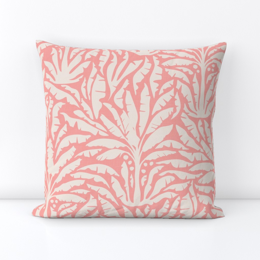 Palm Trees on Vintage Candy Pink / Large