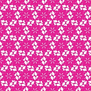 Pink abstract trellis / medium