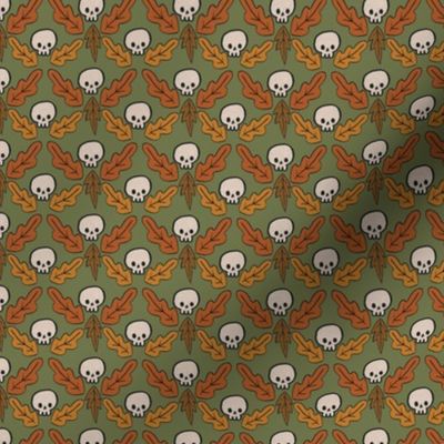 Skull Wallpaper Orange