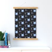 Midnight Moons Watercolor Floral