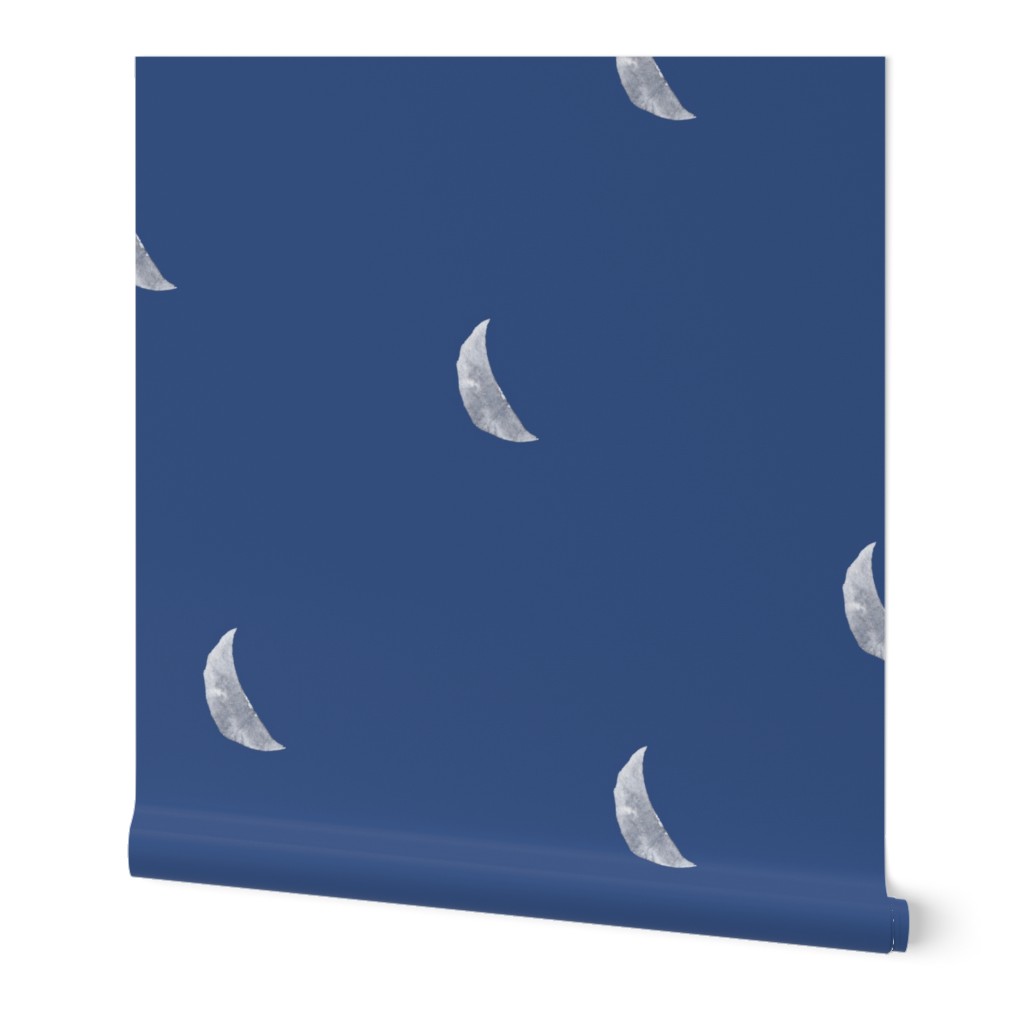 Crescent Moon Coordinate // Soft Blue