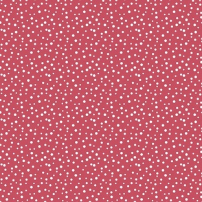 Basic Polka Dots - White on Red