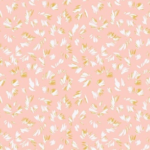 Flutter - Pink, Yellow and White Blender Pattern - Large Scale