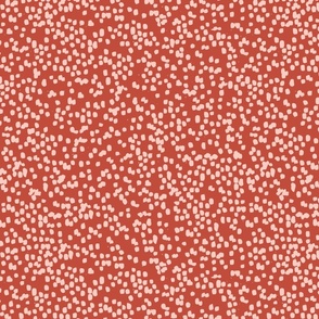 Shadow Shapes Polka Dot Blender Print in Red and Pink