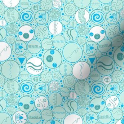 World Water Symbols - Turquoise 
