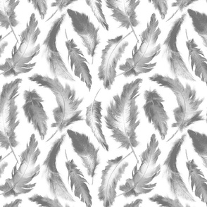 muted raven feathers - small