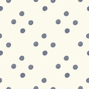 Vintage  Checkerboard Polka Dots Large